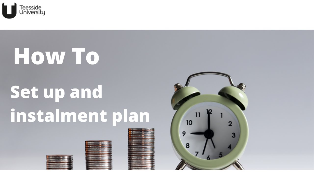 How to   set up a payment plan