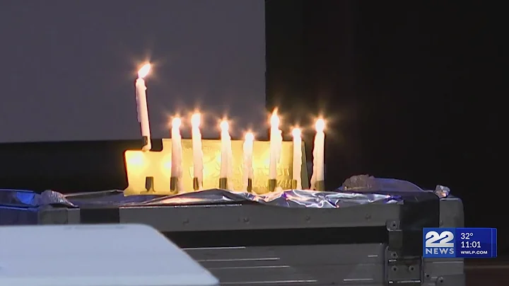 Hanukkah lights shine amid reflections on conflict in Israel
