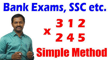 Criss cross Multiplication Method || Vedic Maths Tricks || SBI PO MAINS, SSC CGL | SumanTV Education