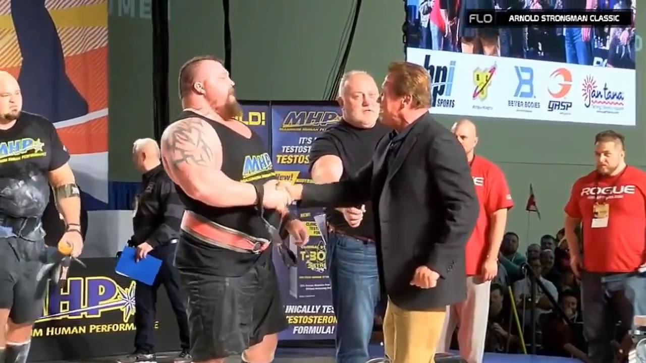 Eddie Hall 465kg Deadlift World Record 2016 Arnold Strongman Classic ...