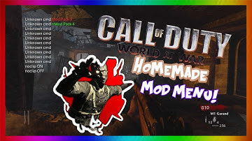 COD WAW CUSTOM ZOMBIES MOD MENU GAMPLAY!