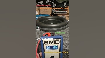 RI Audio BD15D1 #sub #shorts 1 Ohm Test SMD-AMM1 #dyno Test Precision Power P1000.1 #amp