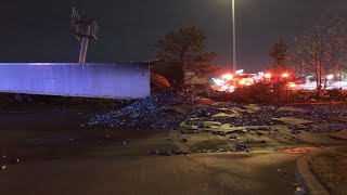 Fatal 18-wheeler accident on North Freeway
