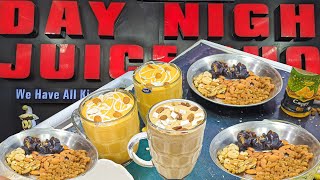 24/24 Special Dry Fruit Mango Milk Shake | Day and Night Milk Shake Peshawar | Street Food Pakistan