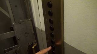 TINY Vintage Montgomery Traction Service Elevator in Evanston, IL