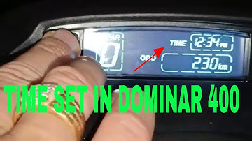 How to set time in dominar 400 | RC vlogs | clock set in d400