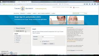 3 Logging into the Individual Student Portal - Tilburg University