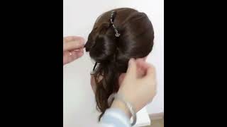 Simple everyday hairstyle.  #hairstyles#shortvideo