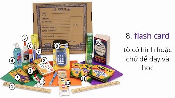 Từ vựng tiếng anh chủ đề dụng cụ học tập