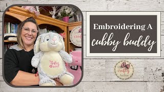 How To Embroider A Stuffed Animal : Cubby Buddy Embroidery Tutorial