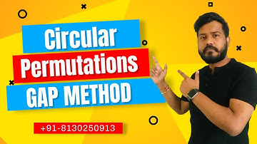 Permutation and Combination Tricks | Circular Permutation | Gap Method | Shortcut/Tricks #maths #yt
