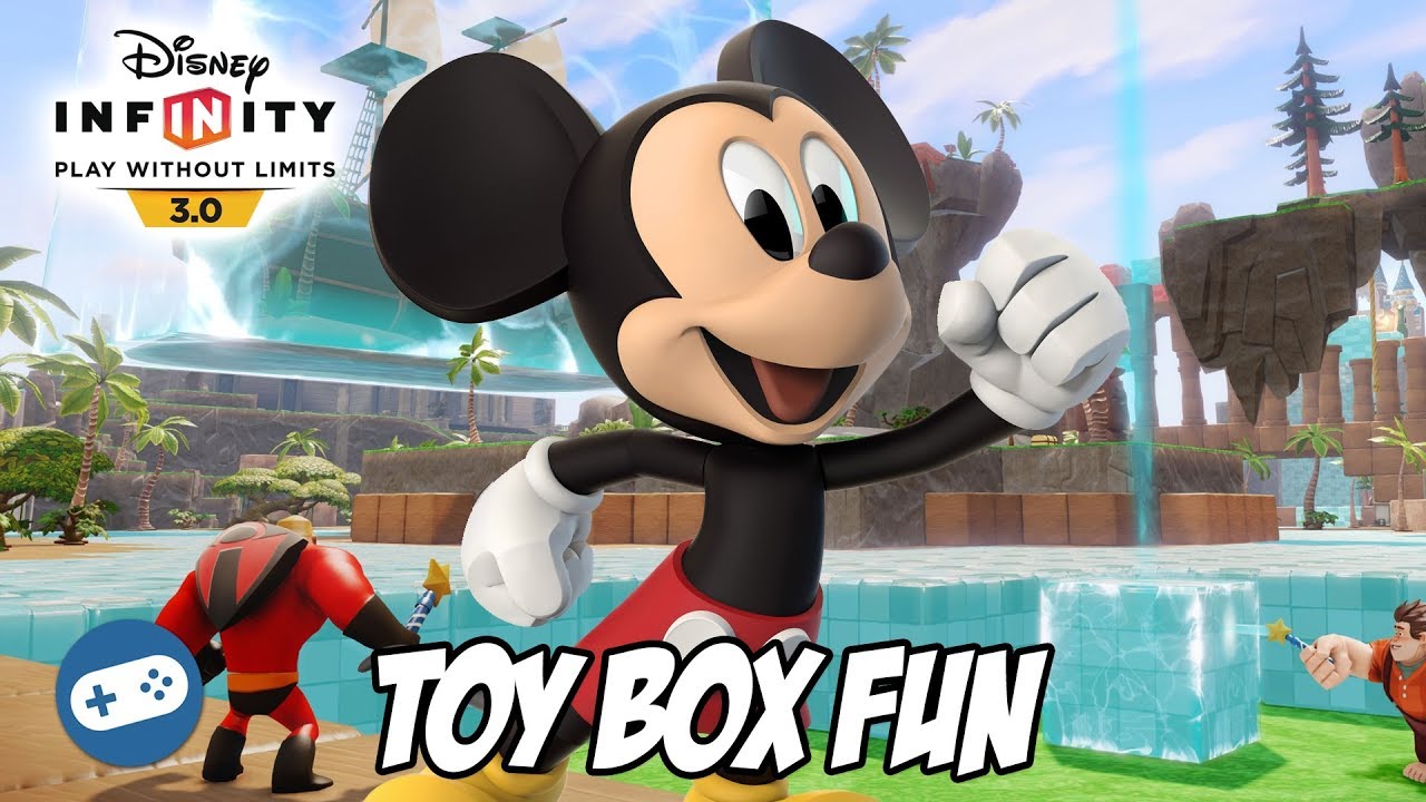 Mickey Mouse Disney Infinity 3.0 Interior Toy Box Fun Gameplay YouTube