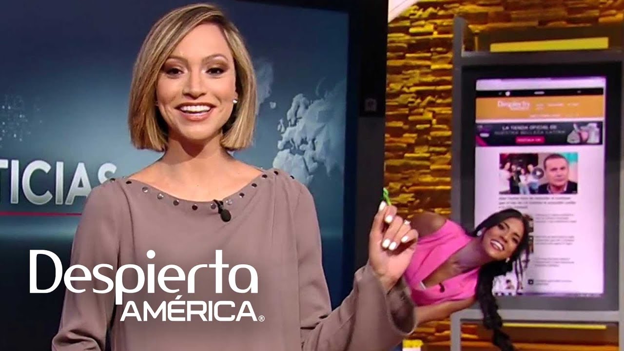 La simpática reacción de Francisca al colarse en vivo a las noticias de Satcha Pretto justiciar