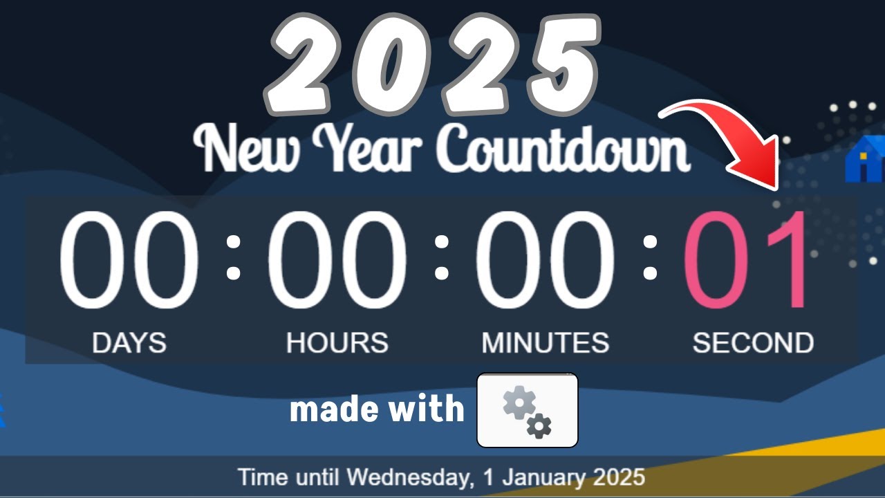 New Year Countdown In CMD - YouTube
