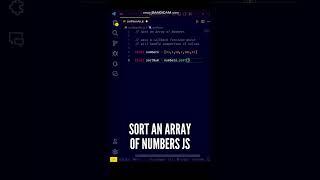 Celebrity 🥰🥰 The Easiest Way to Sort an Array of Numbers in JavaScript ES6 #shorts #javascript #programming Profile