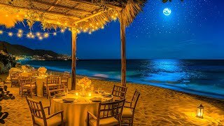 Smooth Jazz In The Coastal Restaurant Space - Sweet Jazz Background Music For Happy and Peace Night