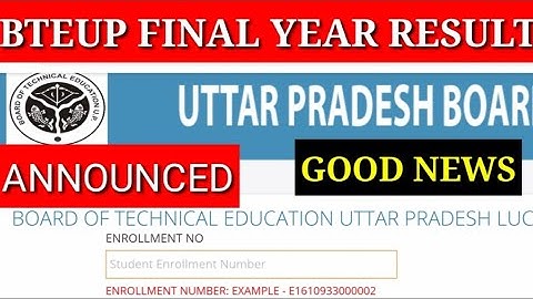 BTEUP FINAL YEAR RESULT 2020 ANNOUNCED | UP polytechnic final year result 2020 | #bteup_result_2020