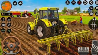 Mengemudi Traktor - Simulator Pertanian Traktor Modern 3D - Game Traktor - JCB - Gameplay Android screenshot 5