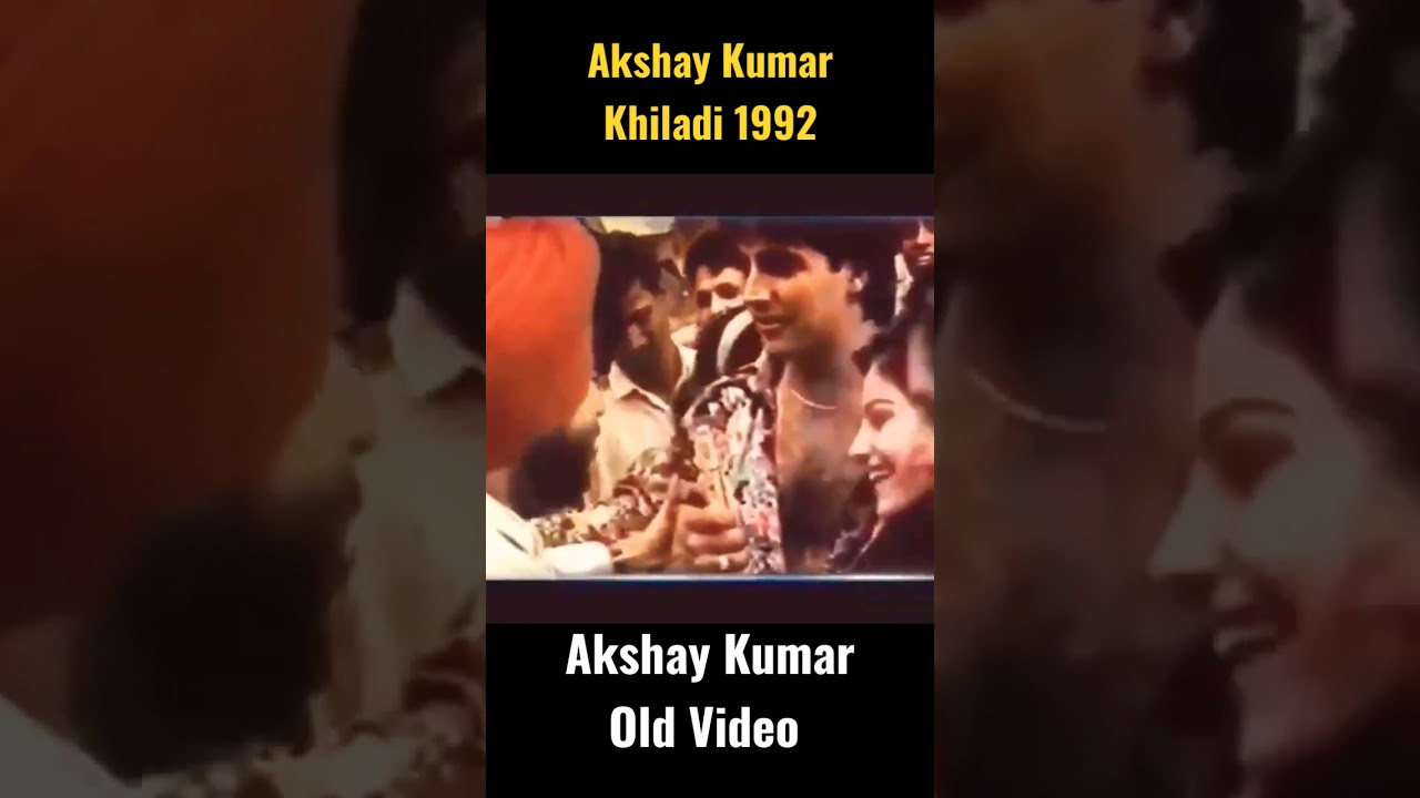 Akshay Kumar || akshay kumar first film interview 1992 || akshay kumar old video