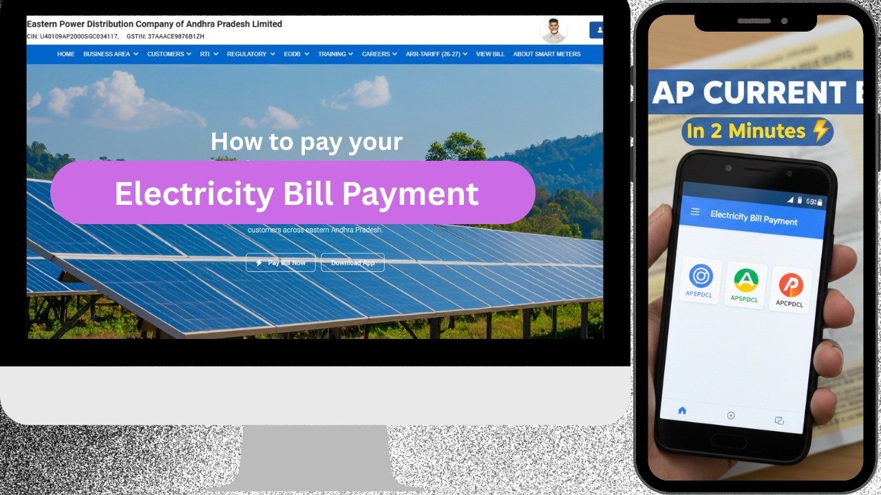 👉How to Pay Electricity Bill Online in Andhra Pradesh 2026| AP Power Bill Step by Step