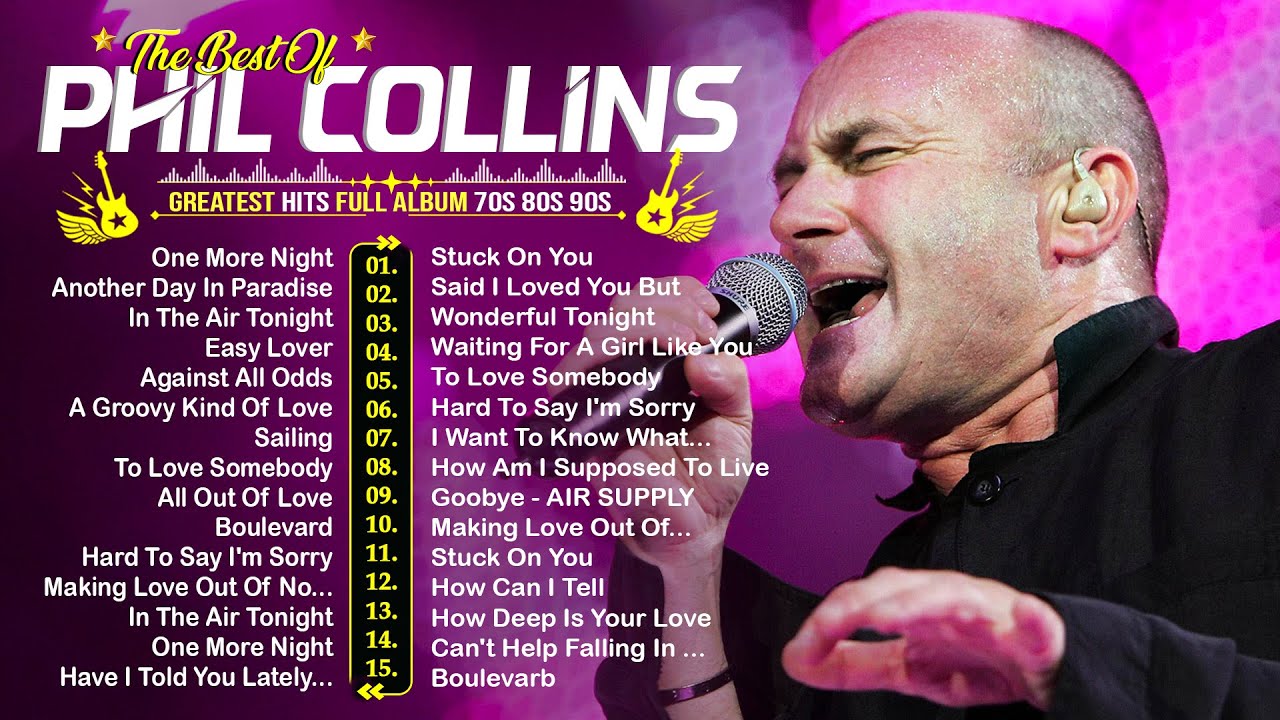 Phil Collins Full Album Greatest Hits 💖 Phil Collins Best Songs