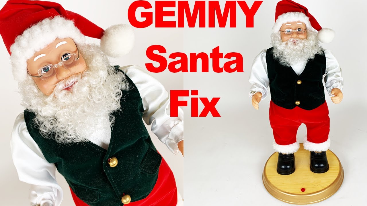 Gemmy, Holiday, Fishing Santa Claus Animated Musical Christmas Gemmy  North Pole Productions 6