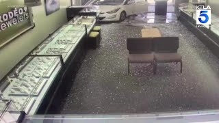 Video shows smash-and-grab of La Verne jewelry store