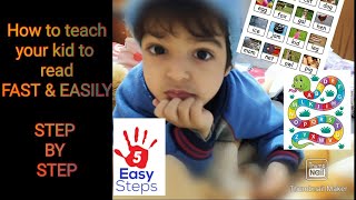How to teach kids to read | 5 EASY STEPS | How to make your child smart genius kid