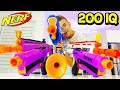 200 IQ NERF FORTNITE GUNS! (NERF BATTLE CHALLENGE)