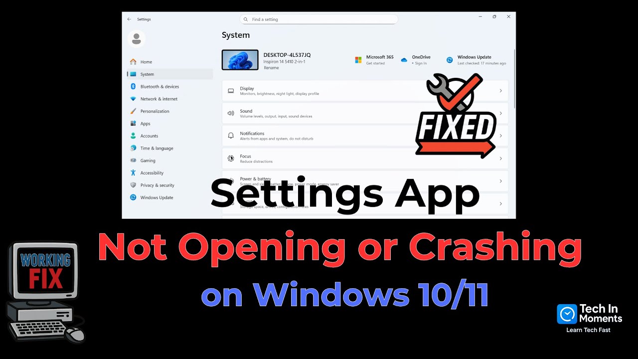 Settings App Crashes or Won’t Launch in Windows: Try This! (2025 Guide)
