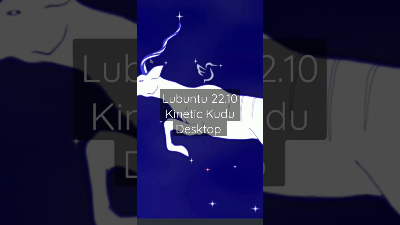 Lubuntu 22.10 Kinetic Kudu Desktop Tour #shorts