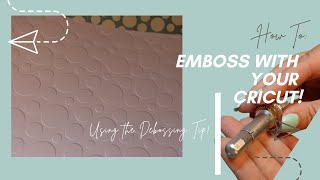 Annmakes' How To Die Cut & Emboss With Cricut 