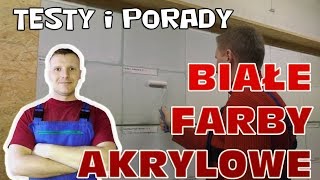 Jaką białą farbę wybrać? - test farb akrylowych