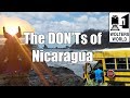 Visit Nicaragua - The DON'Ts of Nicaragua