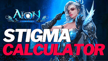 Aion Classic EU STIGMA CALCULATOR! - All Classes Included! (NEW MMORPG PC 2023)