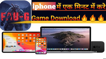 FAU-G How to download in IOS IPhone/ipad,How to download faug game in iPhone How to download faug