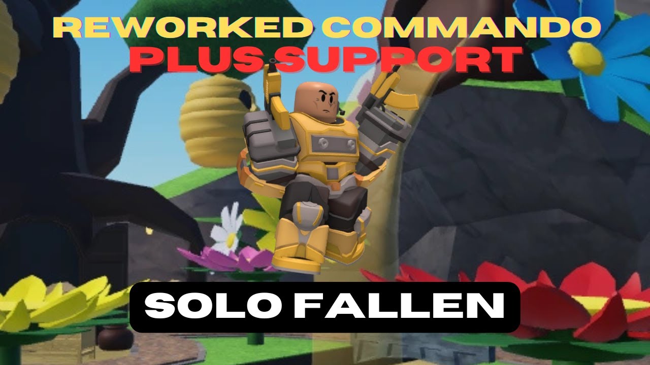TDS REWORKED COMMANDO + SUPPORT VS SOLO FALLEN - YouTube