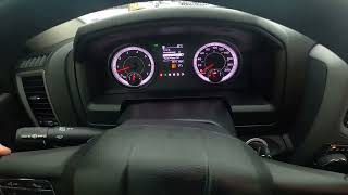 How to Turn Speedometer Display Off in Dodge Ram 1500 II ( 2019 - now )