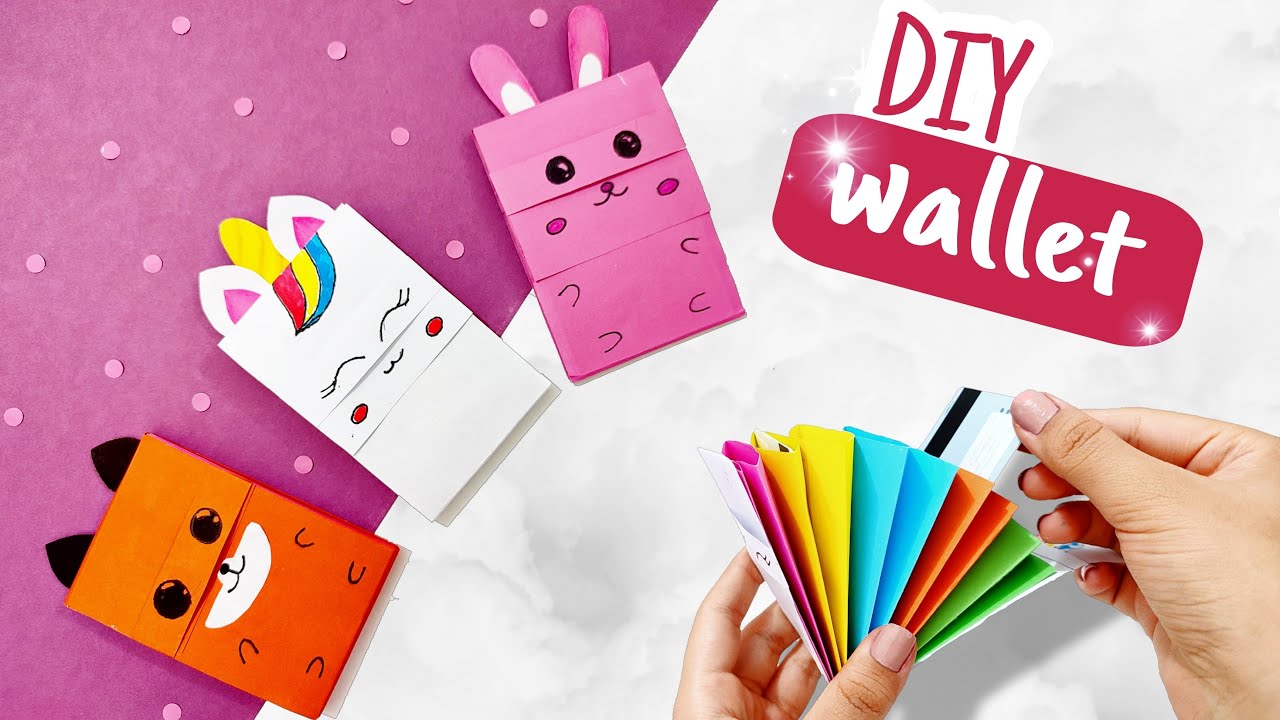 How to make a paper wallet? 🦊💸💳 / DIY wallet YouTube