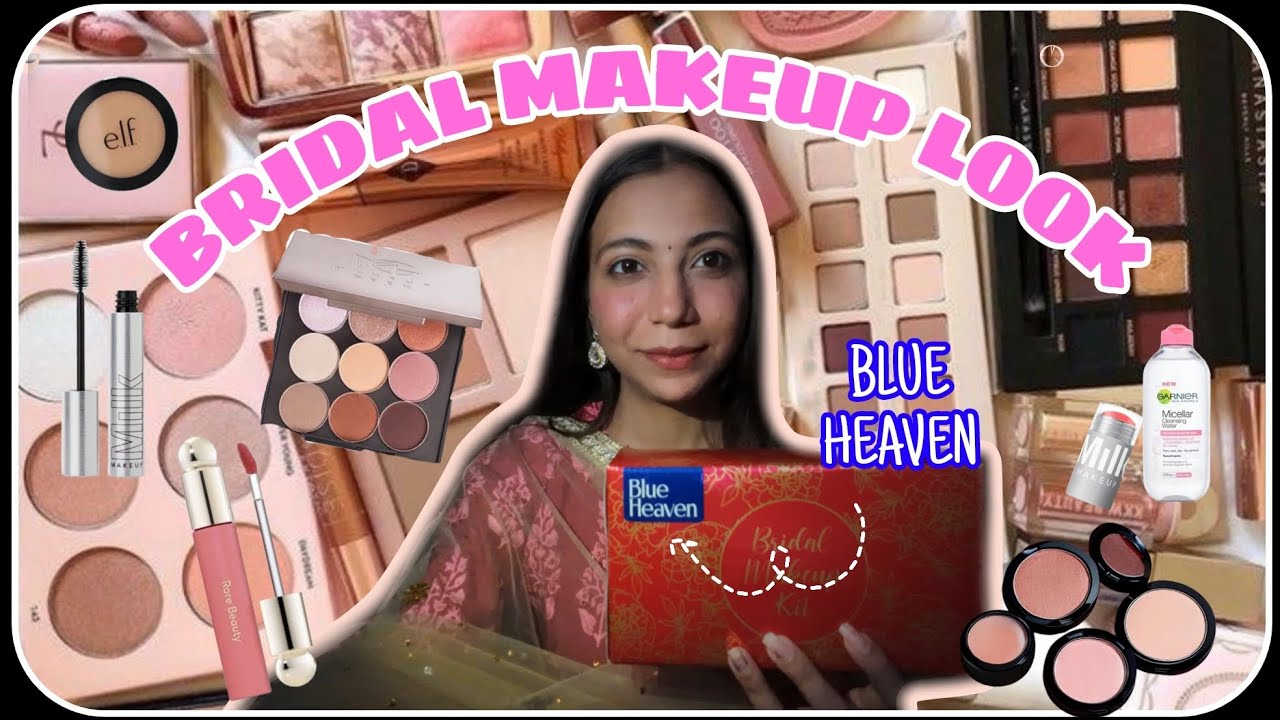 BRIDAL MAKEUP LOOK💄| blue heaven | under 400/-  💸