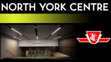 TTC Yonge-University Subway - North York Centre Station Walkthrough