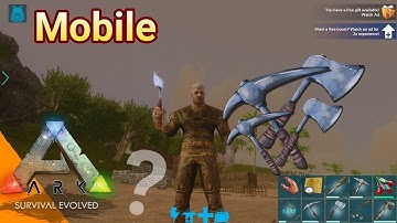 HOW TO GET METAL TOOLS EASILY! - ARK SURVIVAL EVOLVED MOBILE || (Android/iOS)