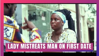 Spoilt lady acts rudely towards man on their first date