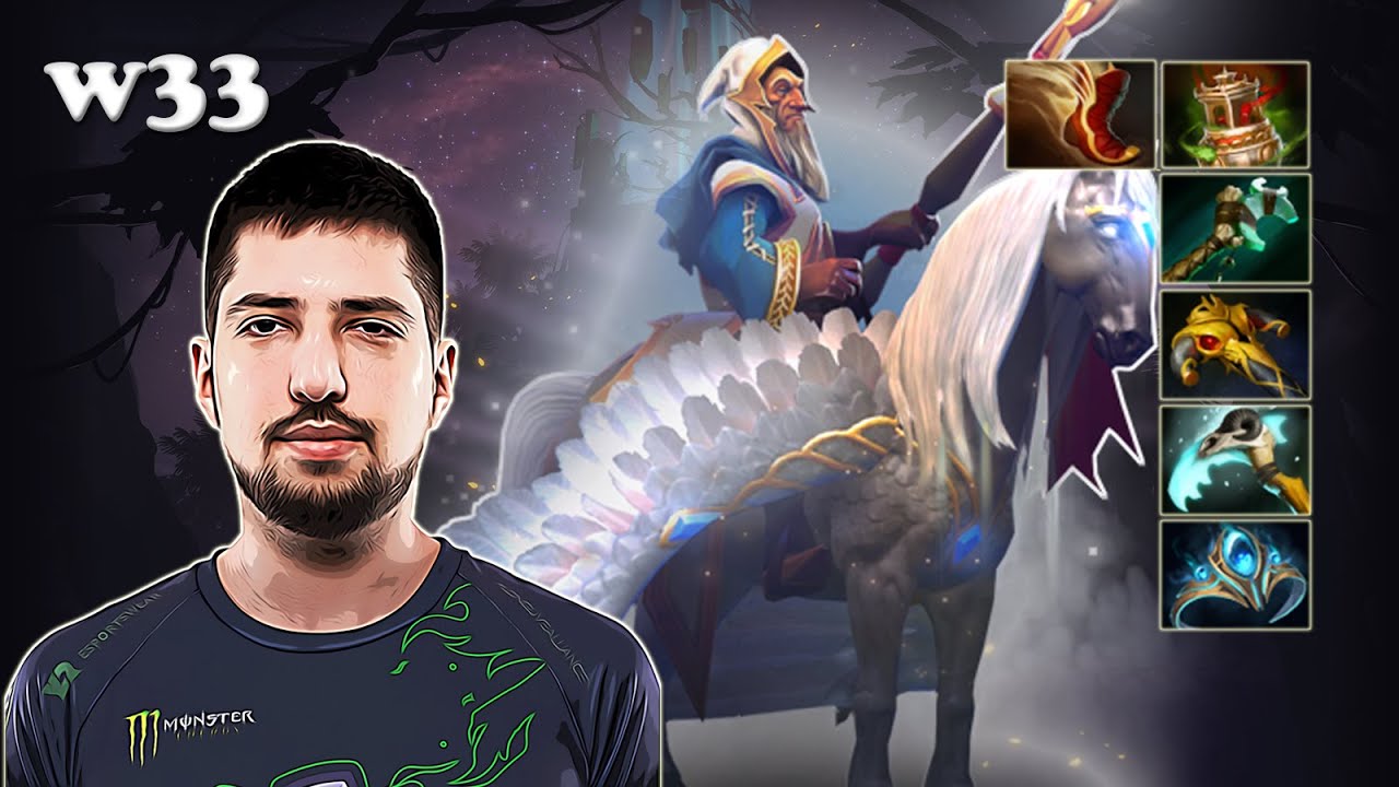 w33 - Keeper of the Light Midlane with DuBu Dazzle vs Yuragi Morphling | Dota 2 7.31d Gameplay