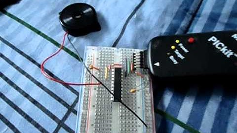 PIC16F690 Pulse Width Modulation Siren