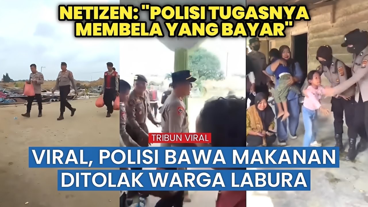 Kecewa dan Marah, Warga Padang Halaban Enggan Terima Bantuan Kepolisian