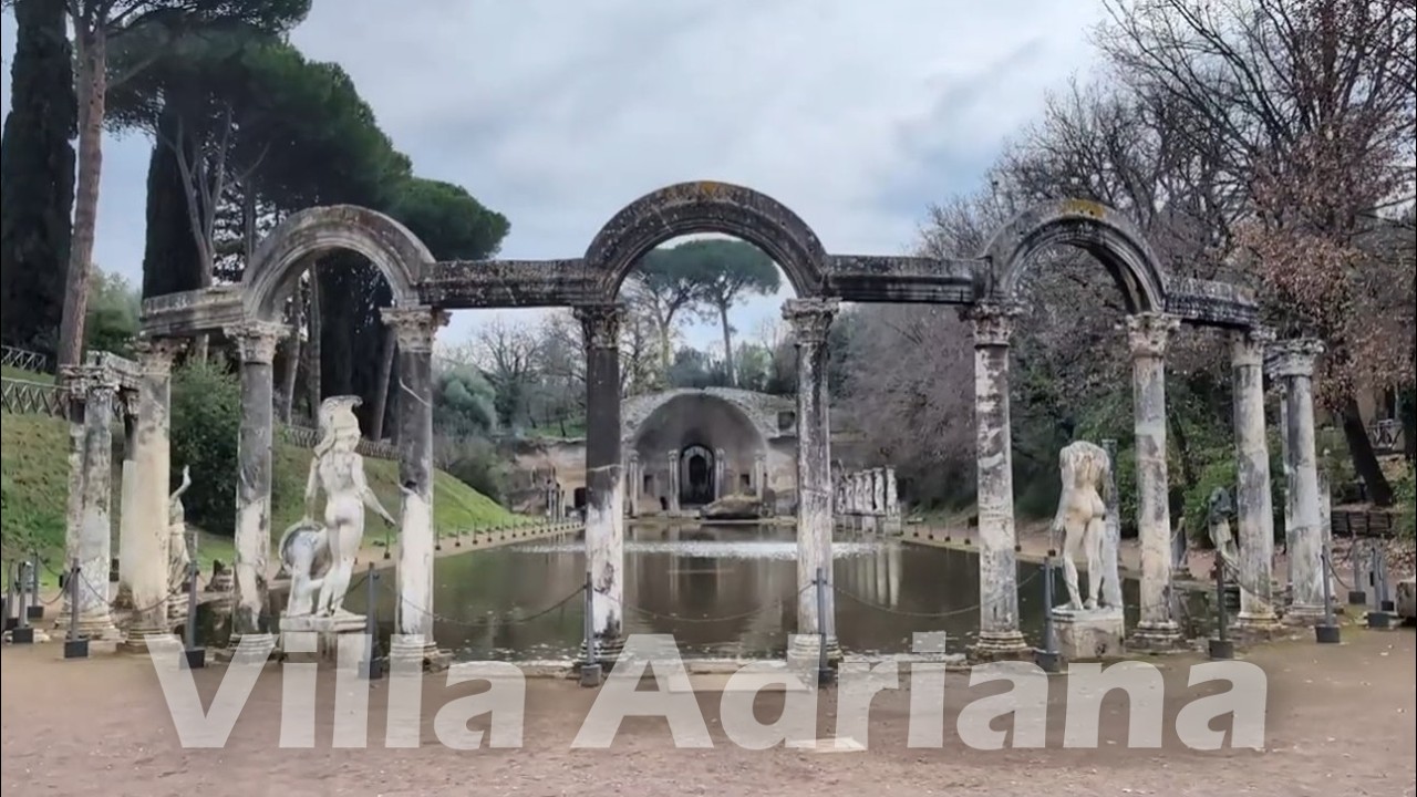 VILLA ADRIANA, la residenza dell'imperatore Adriano fuori Roma