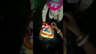 Happy birthday #birthday #cake #celebration #hindi #song #shortsvideo