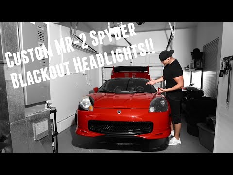 Insane Modded MR2 Spyder 03+ Headlight Conversion!