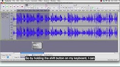 Audacity Tutorial 2: Audio Editing - Durasi: 6.00. 